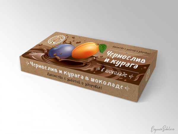 №2 Чернослив и курага в шоколаде, 220г в Каспийске