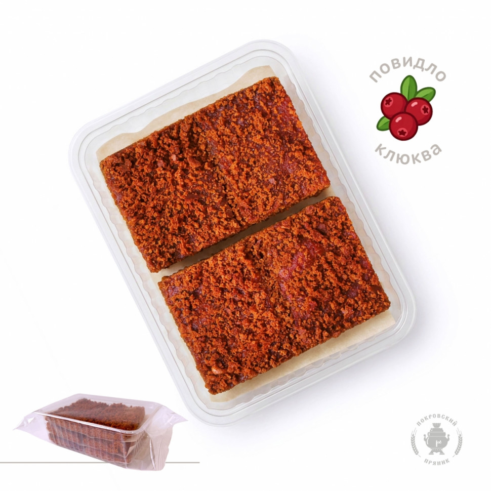  Пряник 400г с фруктовой начинкой Клюква  в Каспийске