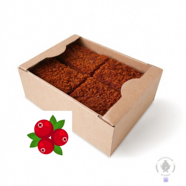 №3 Пряник 1кг с фруктовой начинкой Брусника в Каспийске