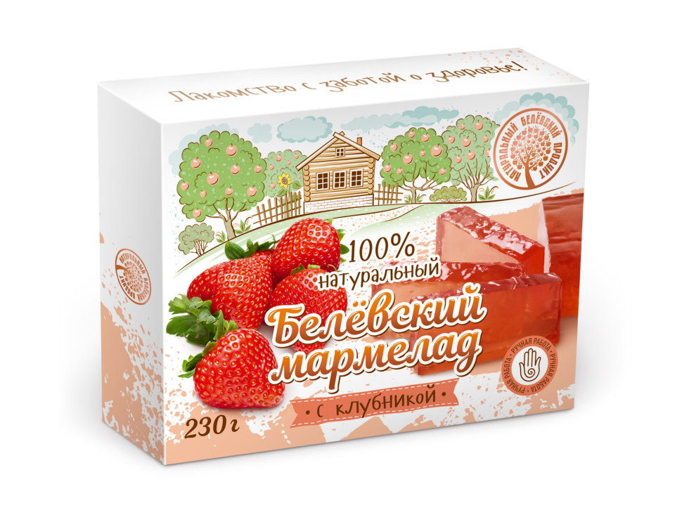 Мармелад белевский "Клубника" 230г в Каспийске