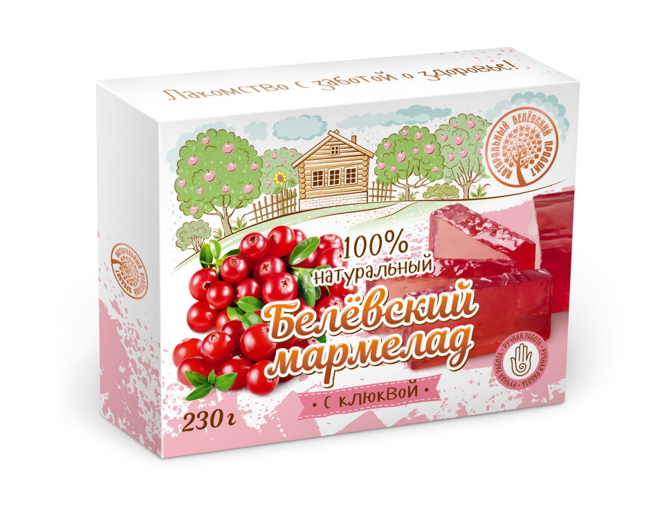  Мармелад белевский "Клюква" 230г в Каспийске